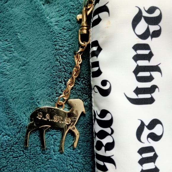 L.A.M.B. White and Black Wallet - Picture 4 of 8